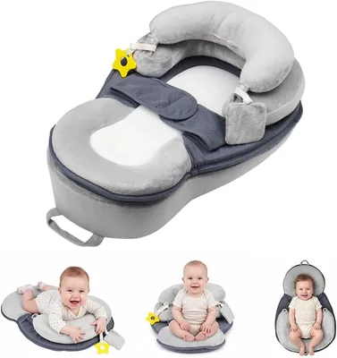 Almohada Antireflujo JESWO para Bebé con Espuma Viscoelástica Desmontable