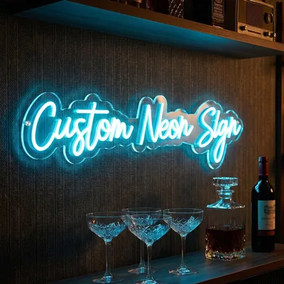 Segnale LED Neon Personalizzato YARUVEX per Decorazione Parete Bar Compleanno