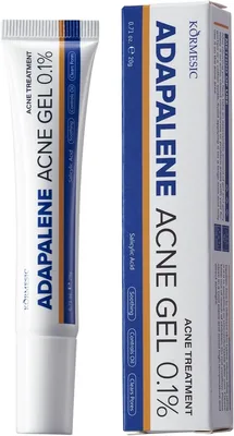 Kormesic Adapalene Gel 0.1% Acne Treatment, 20g | Controls Oil, Clears Pores