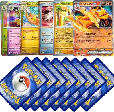 101 Pokemon Kartpaket med 1 Garanterad EX Kart - Svenska Edition - Autentisk TCG Lot - Rara Holo Foil Trading Kartor av Pokémon