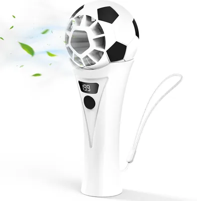 AMZBOSS Mini ventilateur portable rechargeable USB | 130g, 199 vitesses réglables, ventilateur de voyage avec poignée incurvée - Économisez 17% 