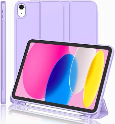 iPad 11/10 Case Purple - Pencil Holder, Best Deal