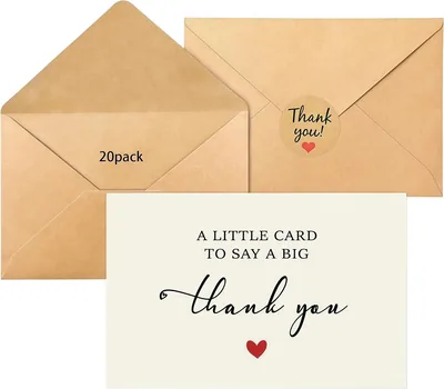 20Pack Thank You Cards - 16% Off