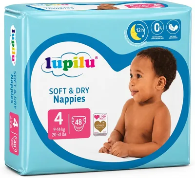 Lupilu Soft & Dry Nappies Size 4 48 Pack Best Deal