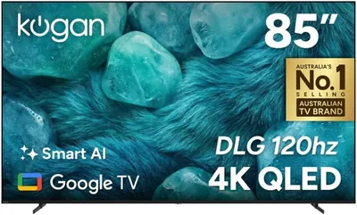 Kogan 85" QLED 4K Smart AI Google TV - Q9V (Best Deal)