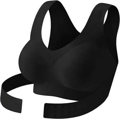 Wireless Posture Bra for Women - Front Closure, Back Support