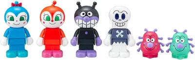 バキンマンと友達 ブロック人形セット Anpanman