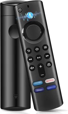 Telecomando Vocale Sostitutivo (3 Gen) Compatibile con Amazon Fire TV Stick 2nd Gen e 3rd Gen, 4K e 4K Max, Fire ES Cube 2nd e 3rd