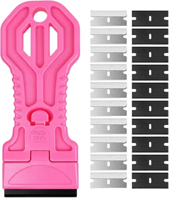 2PCS Plastic Scraper with Blades - Pink Best Deal