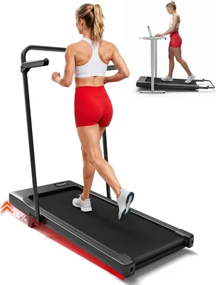 Superun Incline Treadmill, Velocidad 1-12 km/h, Motor 2.5-3 HP, Capacidad Máxima 136 kg, Adecuado para Apartamentos, con App - Mejor Oferta