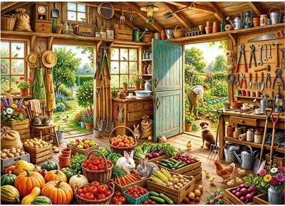 Harvest Haven 1000 Piece Jigsaw Puzzle