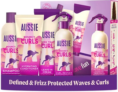 Aussie Curls Giftset 14% Off - Shampoo, Conditioner & More
