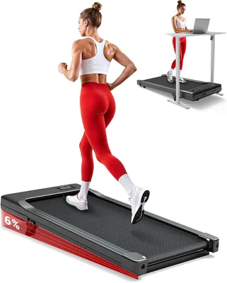 Tapis de Course Superun Inclinable avec Rampes, 2.5HP, 1-6km/h - 12km/h, Contrôle APP Max 136KG, Meilleur Prix