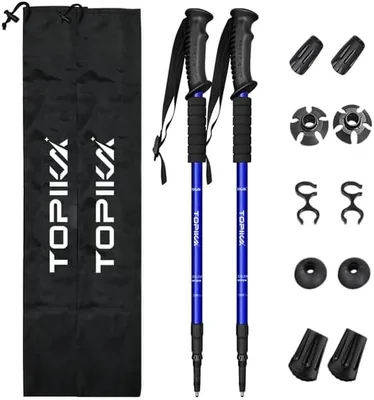 Topika Hiking Sticks Anti-Shock Trekking Poles Light & Strong