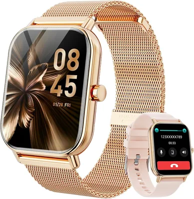 Smart Watch for Women Men, 1.85" HD Fitness Tracker with Bluetooth Call, 21% Off