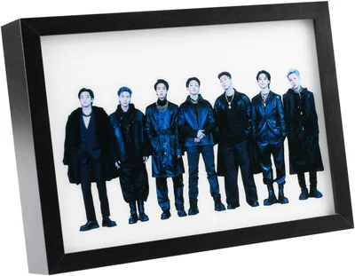 Scatola luminosa LED Grupo Erik BTS | Lampada da tavolo gaming con frame - 15 modalità luce, cavo USB incluso