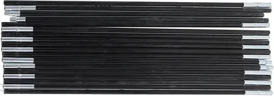 Fibreglass Tent Pole Pair - Pre-Strung Elastic Cord Support