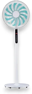 INTEC - Ventilateur sur pied 55W 13 pales Puissant 3 hauteurs réglables Télécommande Minuterie Écran tactile 20% Off