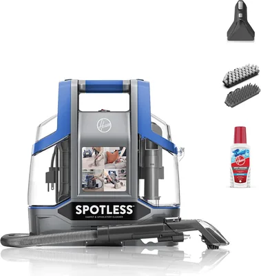 Hoover Spotless Portable Cleaner, Blue/Grey