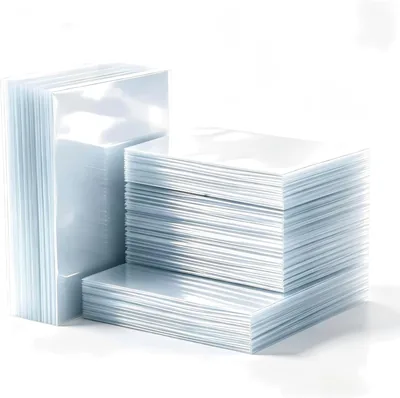 200 Pcs Clear Card Sleeves, 66 x 91mm