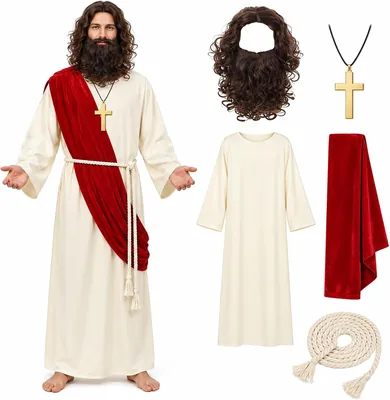 nezababy Jesus Costume Adult Halloween Outfit