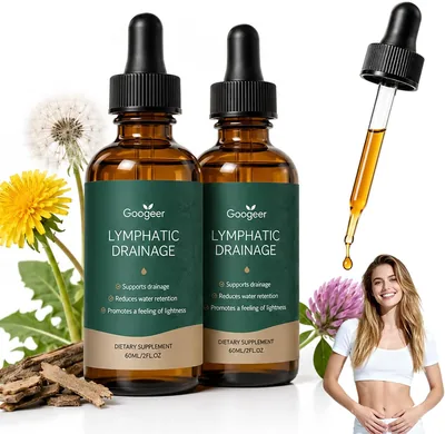 Zynea Lymphatique Drops - 2 fl oz Détox Quotidienne Naturelle | Réduit la Retention d'Eau et la Gonflesse - Végétalien & Sans Alcool - Offre Spéciale