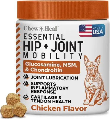 Hip & Joint Supplement 43% Off - 60 Chews for Dogs