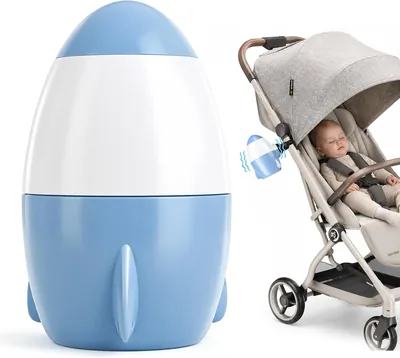 Baby Stroller Rocker Device - Blue