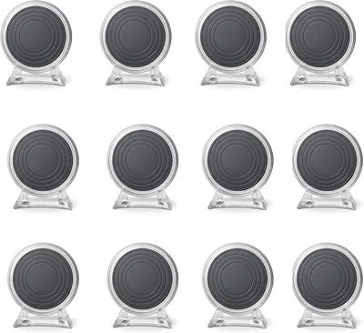 ZOOTEALY Cápsulas para Monedas con Base de Exhibición, 20 Estuches Transparentes de 35 mm con Anillos de Espuma