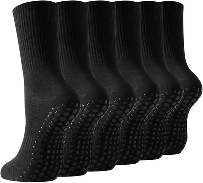 BISOUSOX Grip Pilates Socks - Non-Slip Yoga Socks