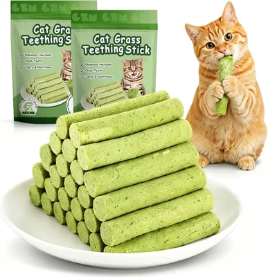 MBVBN 2 Unidades Juguetes de Hierba de Catnip para Gatos, 60g Natural Seco, Barritas Masticables sin Palatabilizante - Mejor Oferta