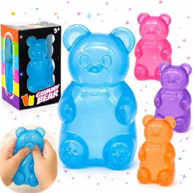 AR Trading Gummy Bear Squishy Toy - Stress Relief Sensory Fidget