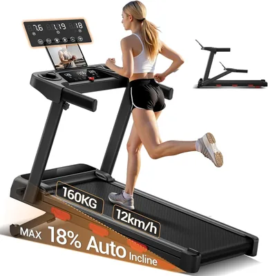 18% Off Auto Incline Folding Treadmill