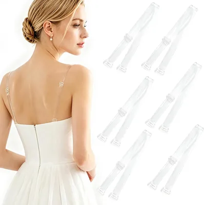 Clear Bra Straps 12mm TPU - Invisible & Adjustable