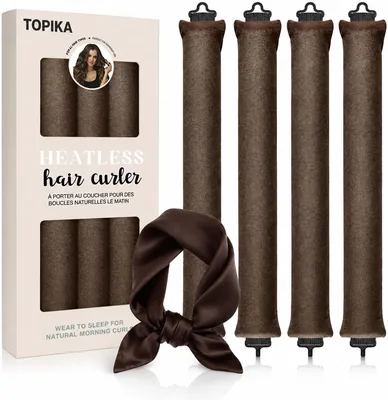 Topika Heatless Hair Curlers, Soft Rollers