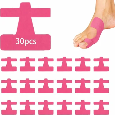 30 taśm na paluchy koślawe - taśma kinezjologiczna do korekcji stóp