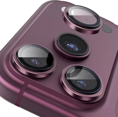 Xfilm iPhone 18 Pro/18 Pro Max Camera Lens Protector, Burgundy