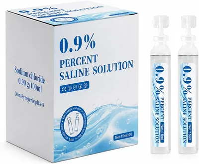 20 Pack Saline Solution 15ml - Piercing Tattoo Aftercare