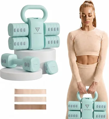 FITVRA Adjustable Dumbbells Set Best Deal