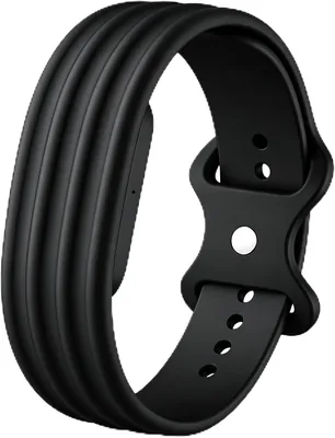 SimpleThings Silikon Sportband passend för Google Fitbit Air | Mottagbar ersättningskläder för kvinnor och män, skintvänlig