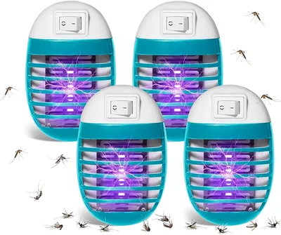 Lampada Repellente per Mosche Elettrica Professionale, Anti-Zanzare UV Non Tossica, Rete Elettrica Interna per Casa e Giardino 2026