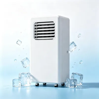 Climatiseur portable puissant, unité de climatisation 12000 BTU | Réfrigérateur d'air debout de haute performance ; refroidit jusqu'à 51 m²