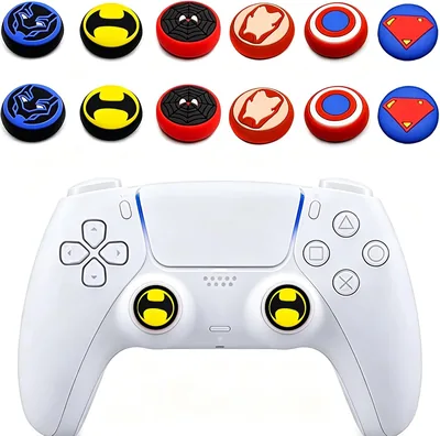 AEKOO 12 Gomas para Joystick Antideslizantes, Protector de Stick Analógico | Tapones para Thumbstick