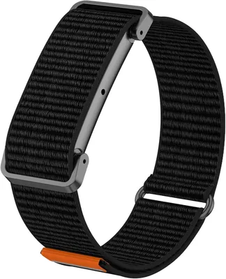 SimpleThings Elastiskt nylonarmband med metallhölja, ventilerande sportarmband kompatibel med Google Fitbit Air | Nylon