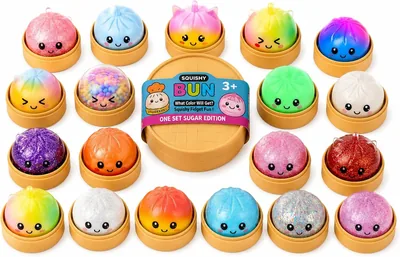 Dumpling Squishy Dumpling Squeeze Ball Stressabbau-Spielzeug für Kinder und Erwachsene | Niedliches Dumpling-Design - 6 Farben