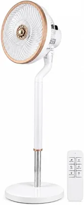 V.MAX 70W Pedestal Fan, 10-Inch, 3-Blade, Oscillates 70°, Timer, Silent Motor, 3 Speeds - Best Deal