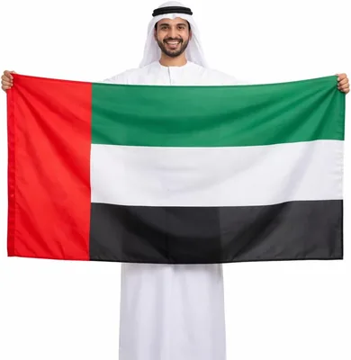 UAE Flag 90 x 150 CM for Celebrations