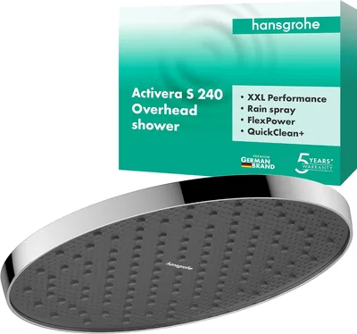 Hansgrohe Activera S Round Shower Head 240 mm Rain Shower
