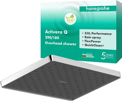 Hansgrohe Activera Q Shower Head, 8 l/min EcoSmart