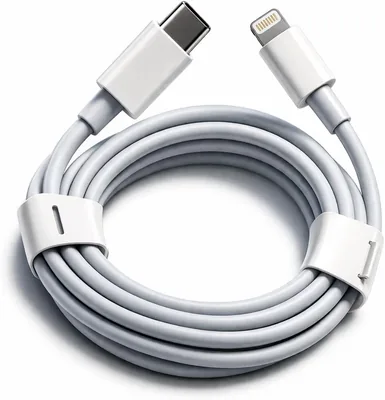 USB-C to Lightning Cable 2 Pack 1M 3A Fast Charging White Best Deal